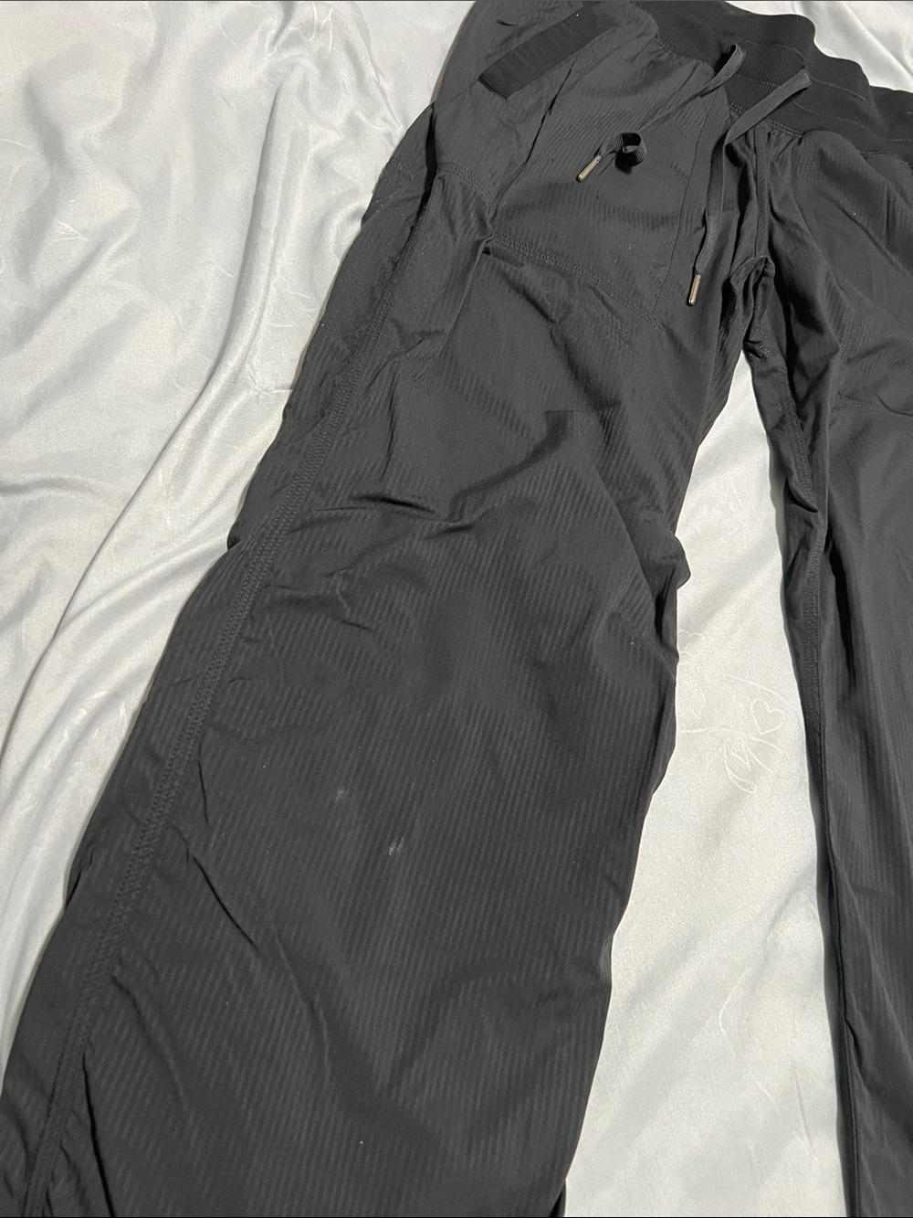 lululemon athletica Black Track Joggers with Drawcord Waist - Picture 3 of 5